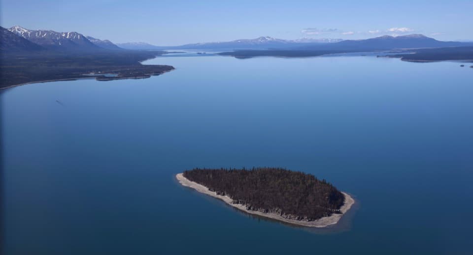 Tommy Island in Lake Clark National Park