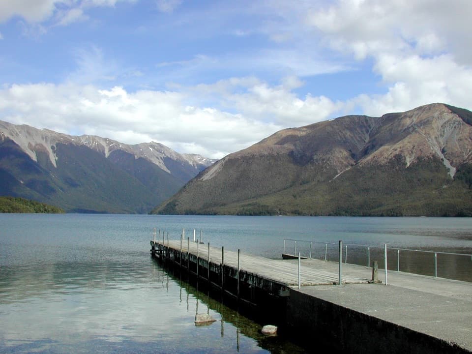 West Bay Campsite in Nelson Lakes National Park