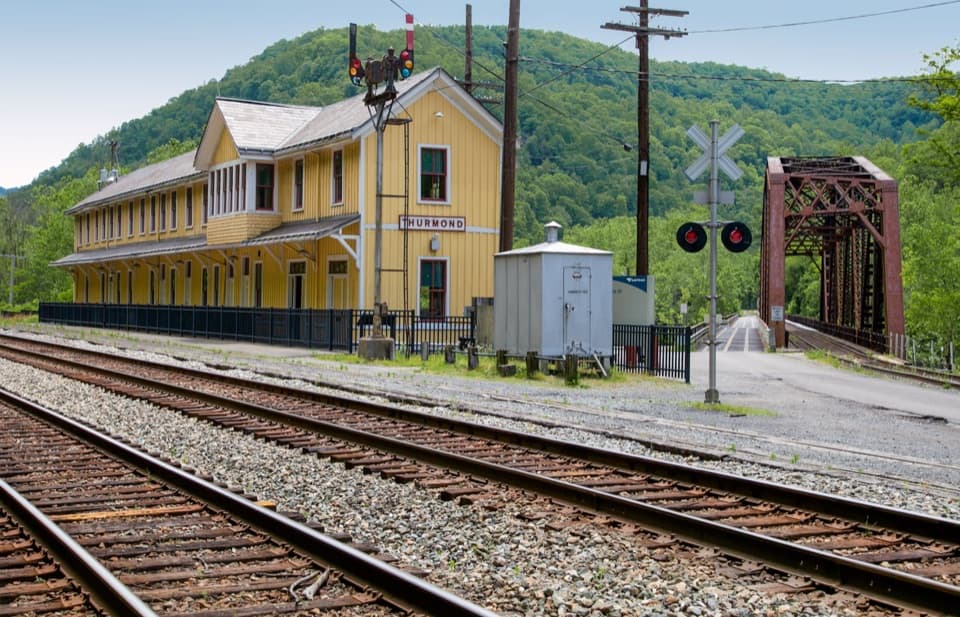 Thurmond Depot Visitor Center in New River Gorge National Park