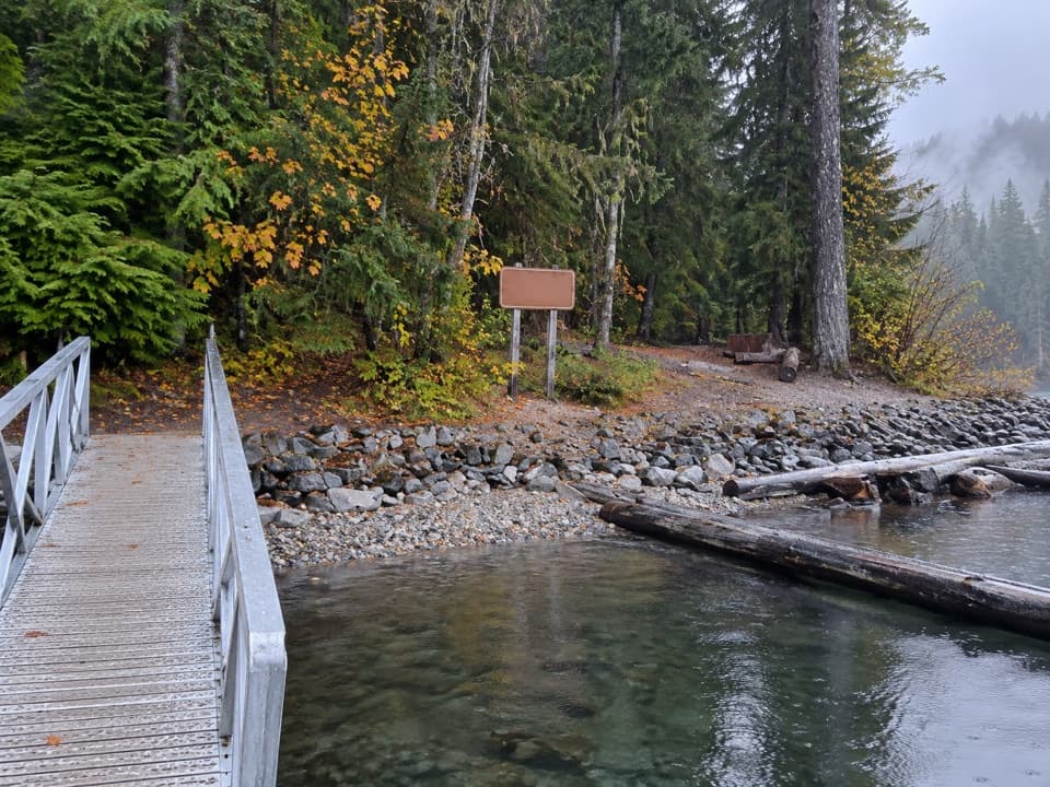Devil's Junction Camp in North Cascades National Park