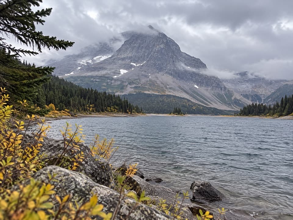 Three Isle Lake Backcountry Campground in Peter Lougheed Provincial Park