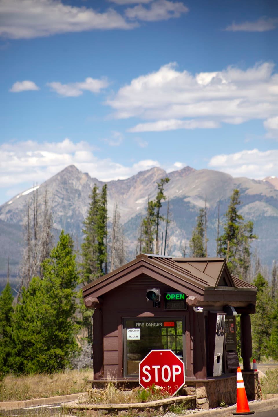 Grand Lake Entrance in Rocky Mountain National Park