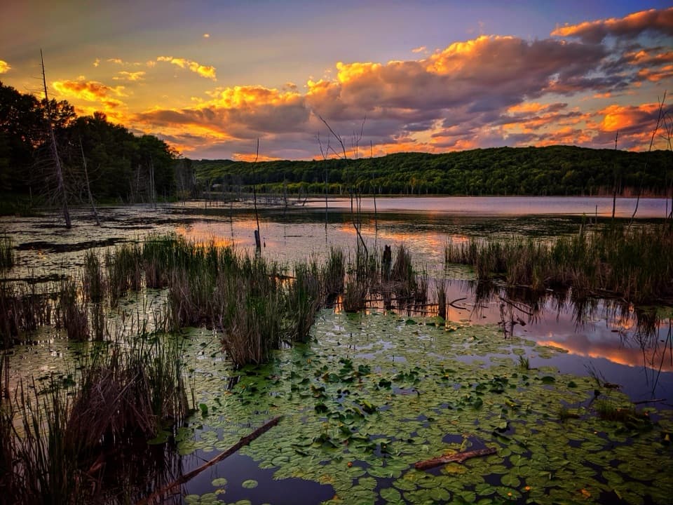 Narada Lake Viewpoint in Sleeping Bear Dunes National Lakeshore