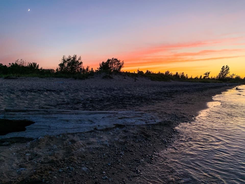 Glen Haven Beach in Sleeping Bear Dunes National Lakeshore
