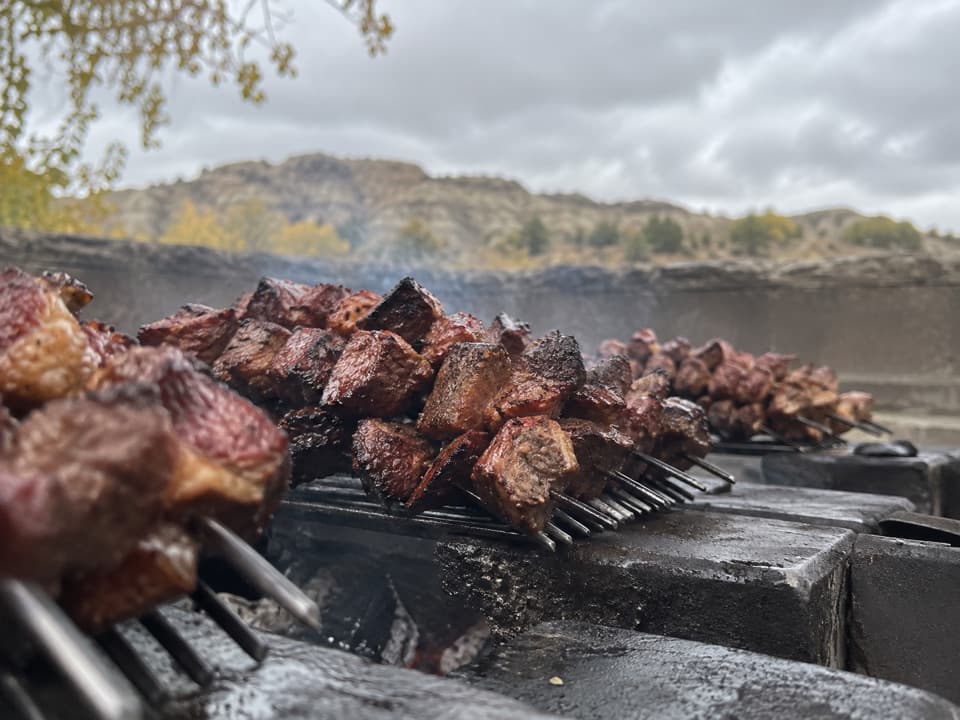 Pitchfork Steak Fondue in Theodore Roosevelt National Park