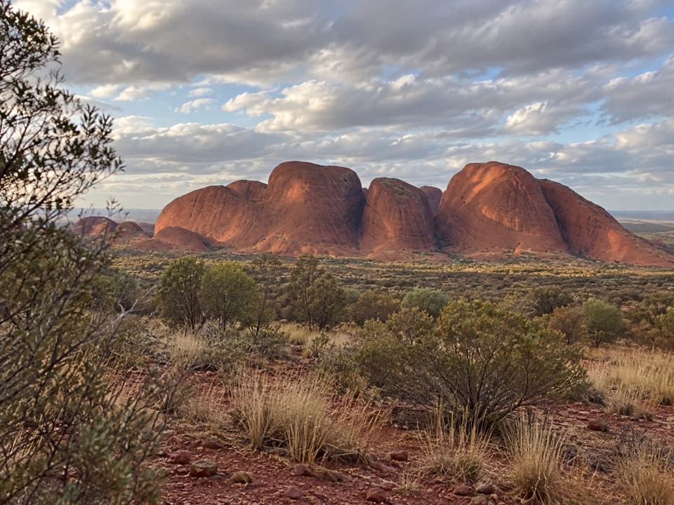 Kata Tjuṯa Sunset Viewing Area in Uluru-Kata Tjuta National Park