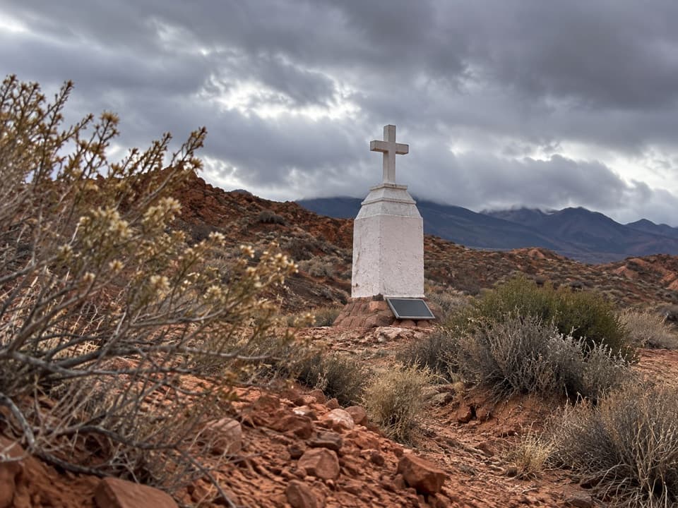 Clark Memorial in Valley of Fire State Park