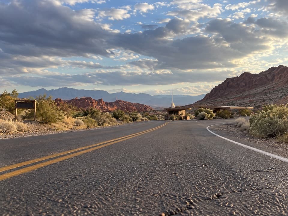 West Entrance in Valley of Fire State Park