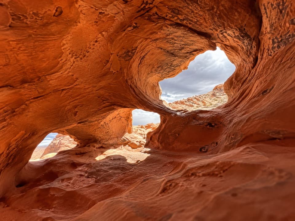 Fire Cave (Windstone Arch) in Valley of Fire State Park