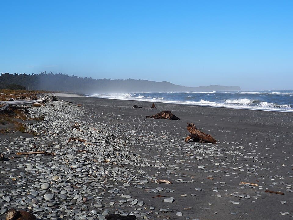 Gillespies Beach in Westland Tai Poutini National Park