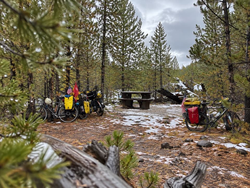 Iron Spring Picnic Area in Yellowstone National Park