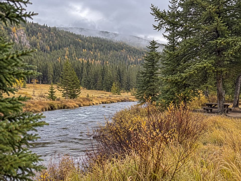 Soda Butte Creek Picnic Area in Yellowstone National Park