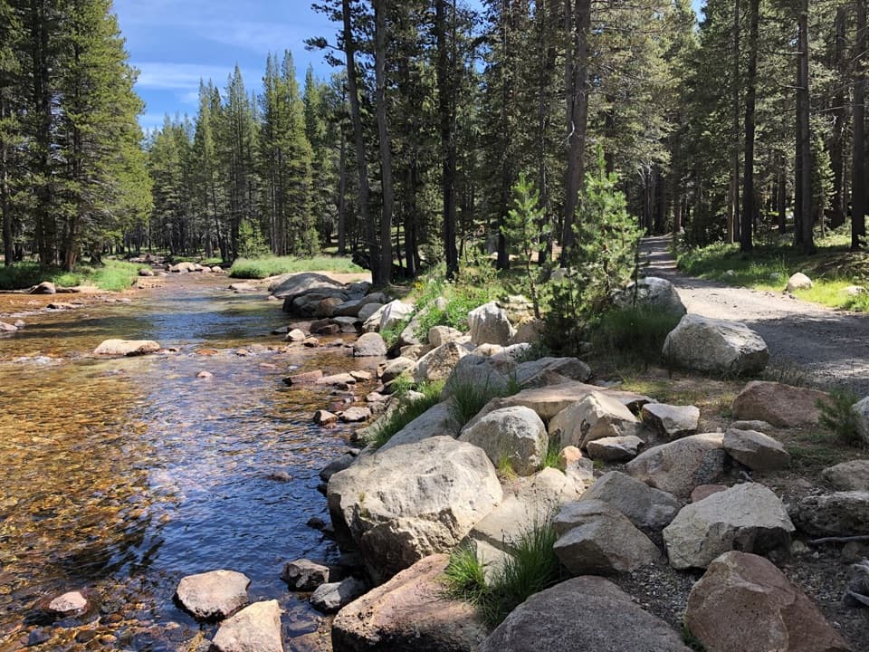 Tuolumne Meadows Campground in Yosemite National Park