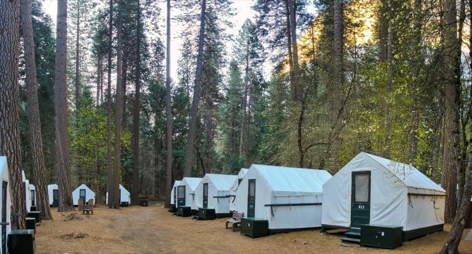 Curry Village in Yosemite National Park