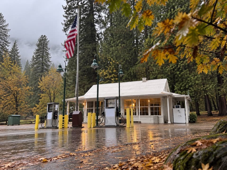 Wawona Store and Gas Station in Yosemite National Park