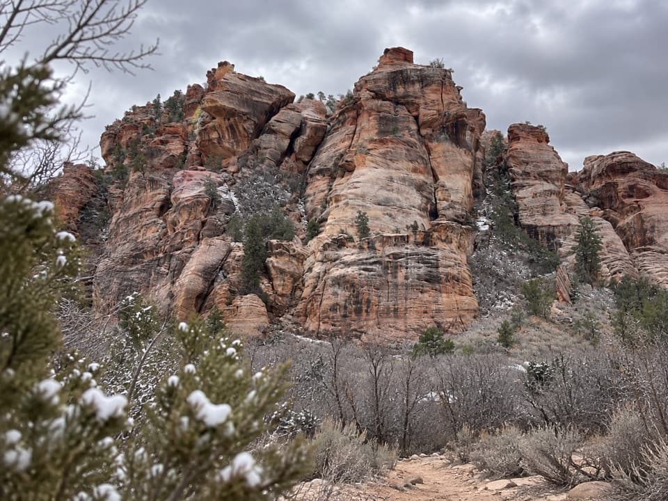 Lambs Knoll Climbing Site in Zion National Park