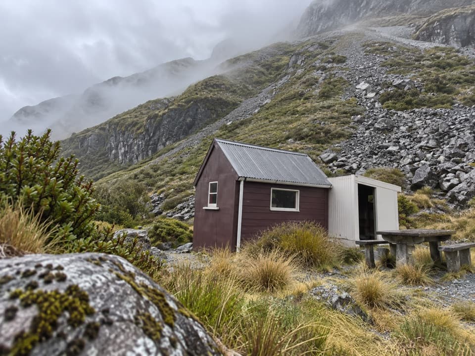 Godley River Route to Red Stag Hut in Aoraki / Mount Cook National Park