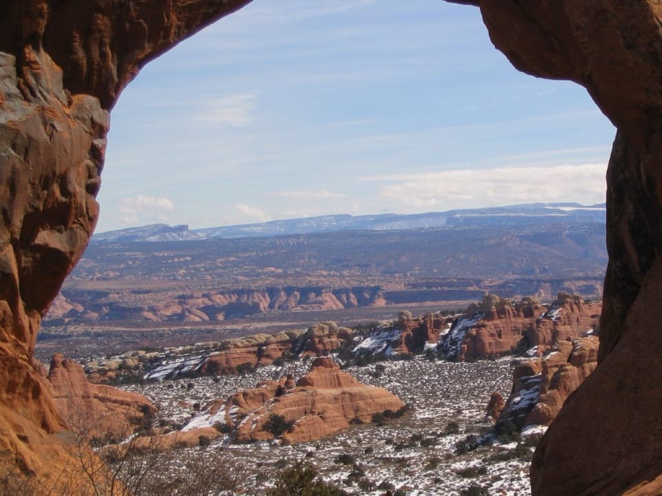 Navajo and Partition Arches Trail in Arches National Park