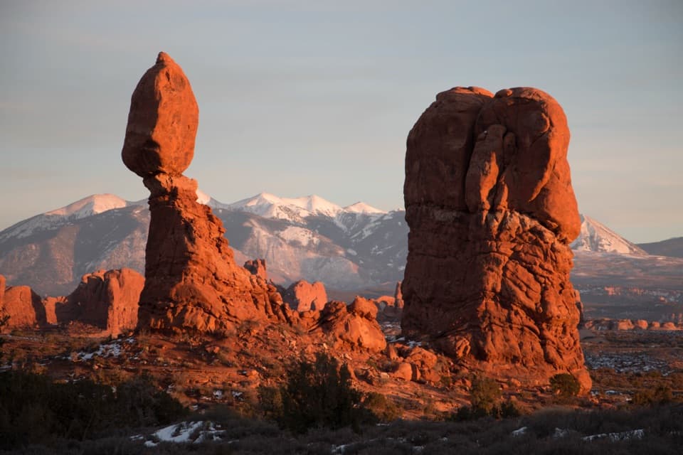 Balanced Rock Trail in Arches National Park