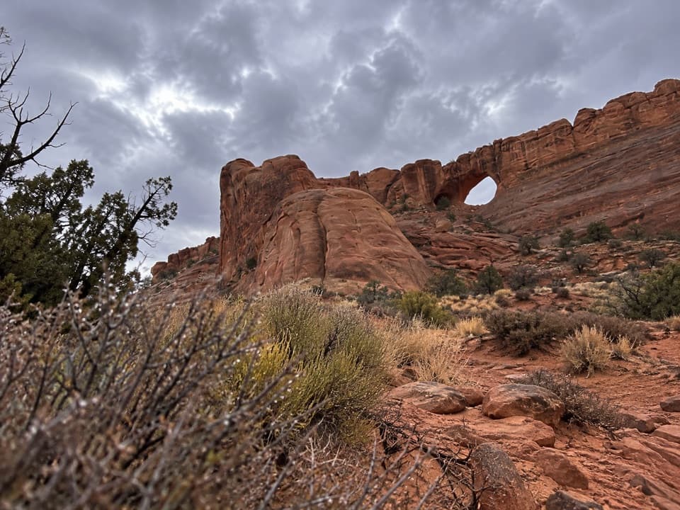 Covert Arch Viewpoint Route in Arches National Park