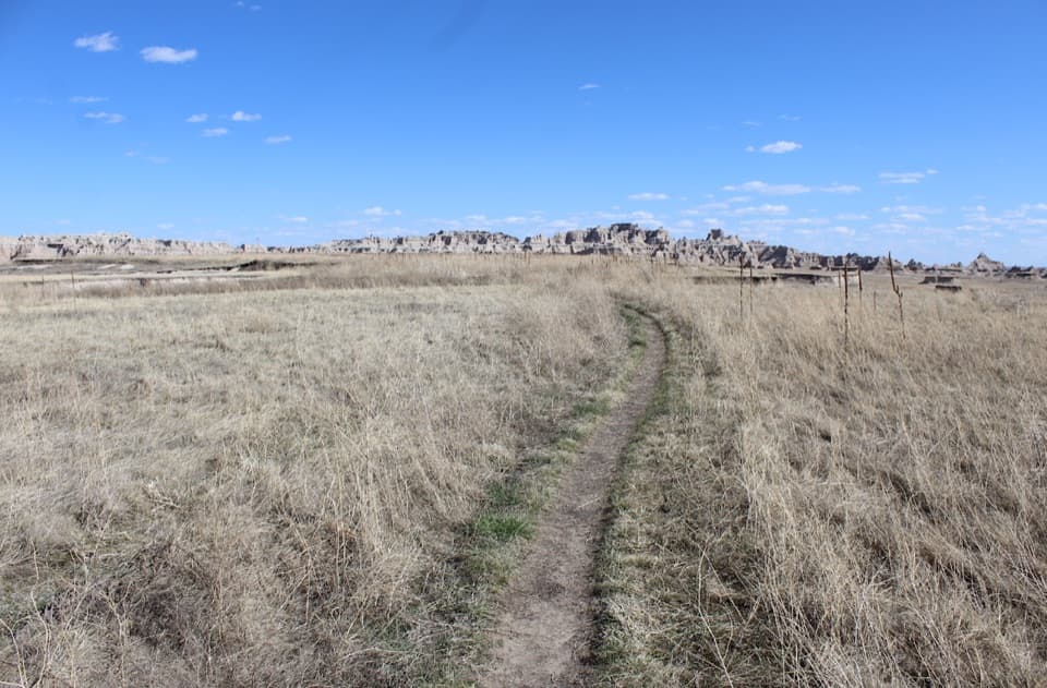 Medicine Root Loop Trail in Badlands National Park