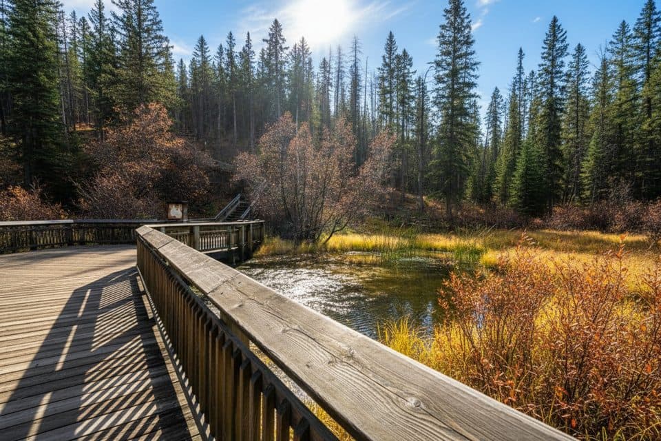 Discovery Boardwalk in Banff National Park