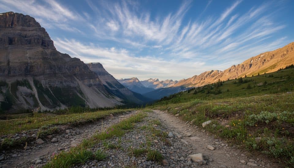 Red Deer River Trail in Banff National Park