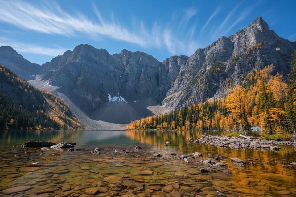 Arnica Lake in Banff National Park