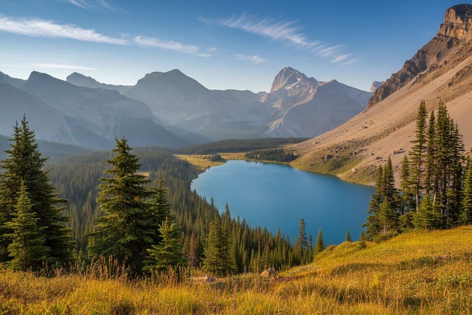 Fish Lakes in Banff National Park