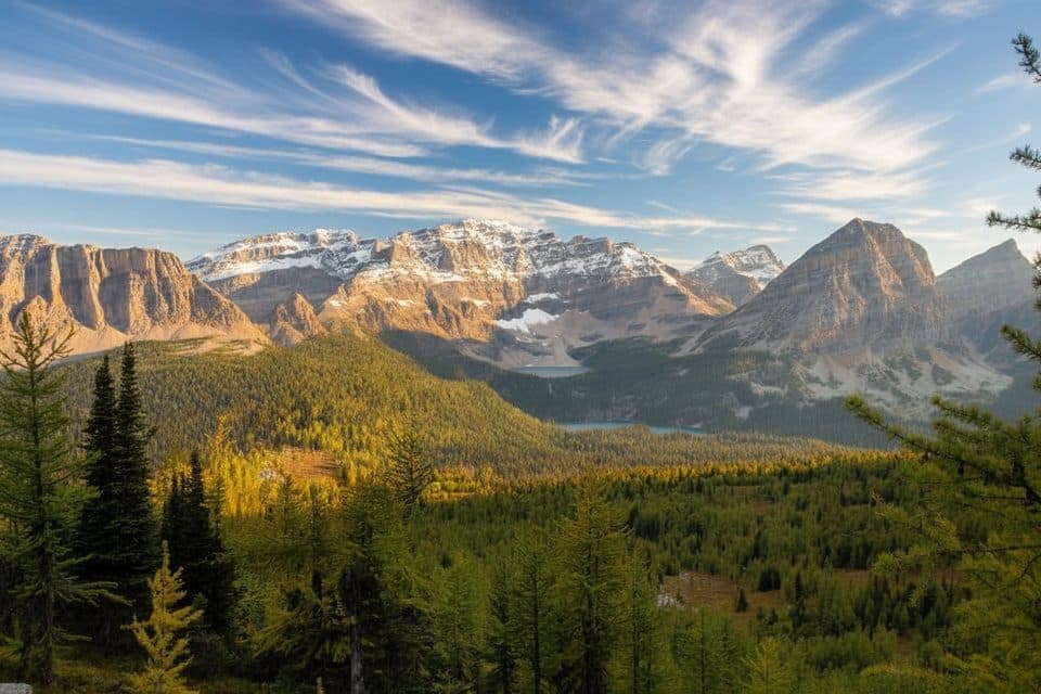 Sunshine Village Simpson Pass Trail in Banff National Park
