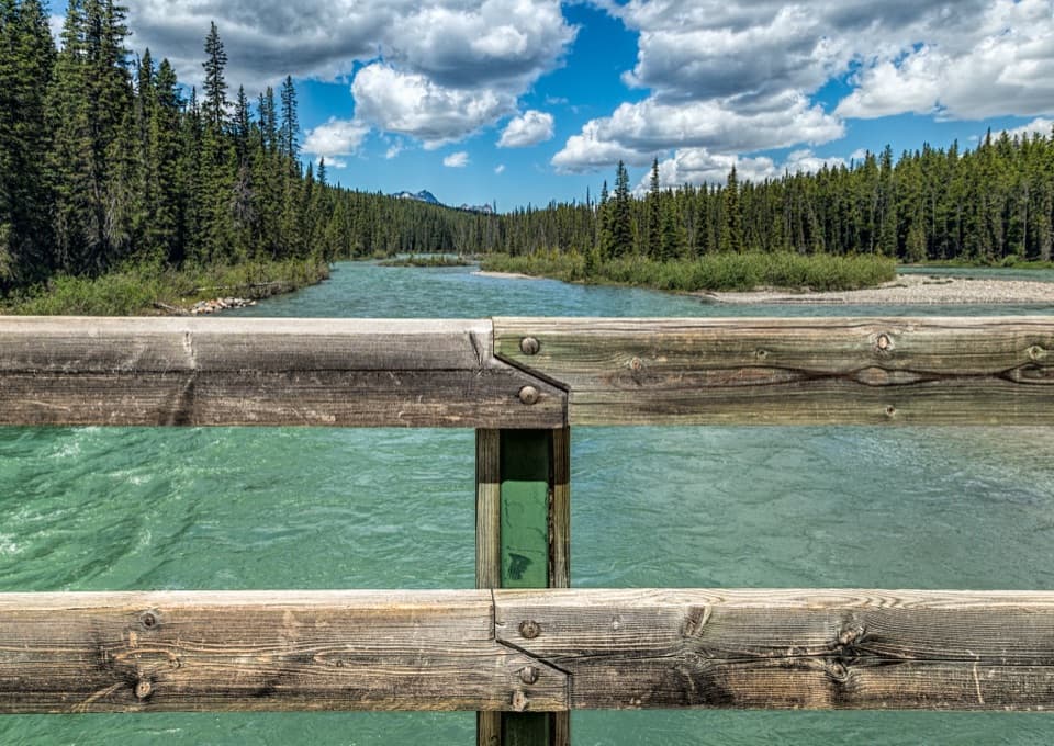 Bow River Loop Trail at Lake Louise in Banff National Park