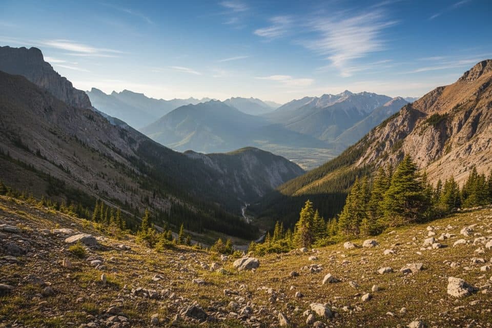 Mount Cory Route in Banff National Park