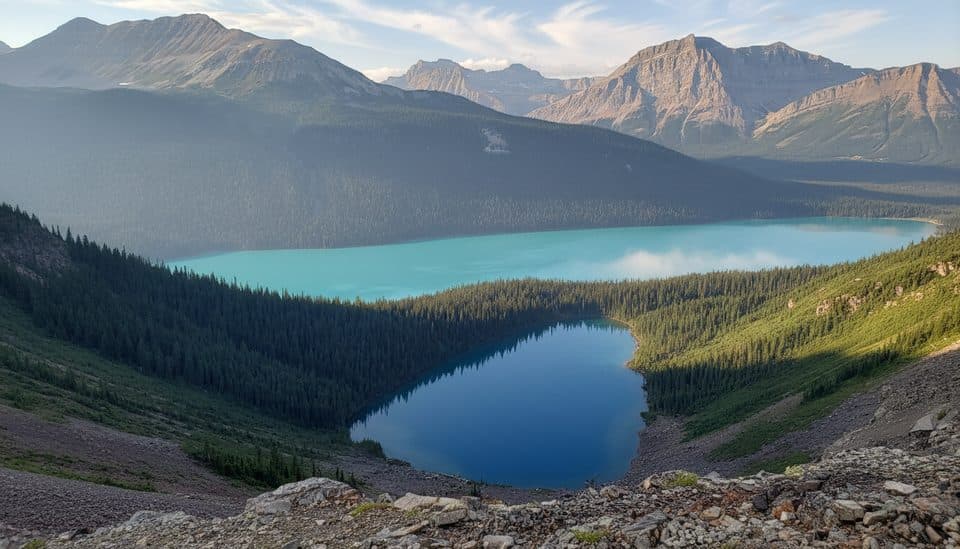 Hector Lake Trail in Banff National Park
