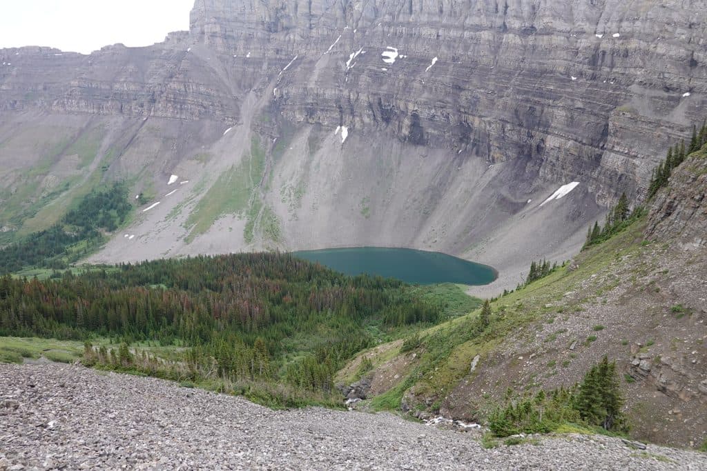 Bourgeau Lake in Banff National Park