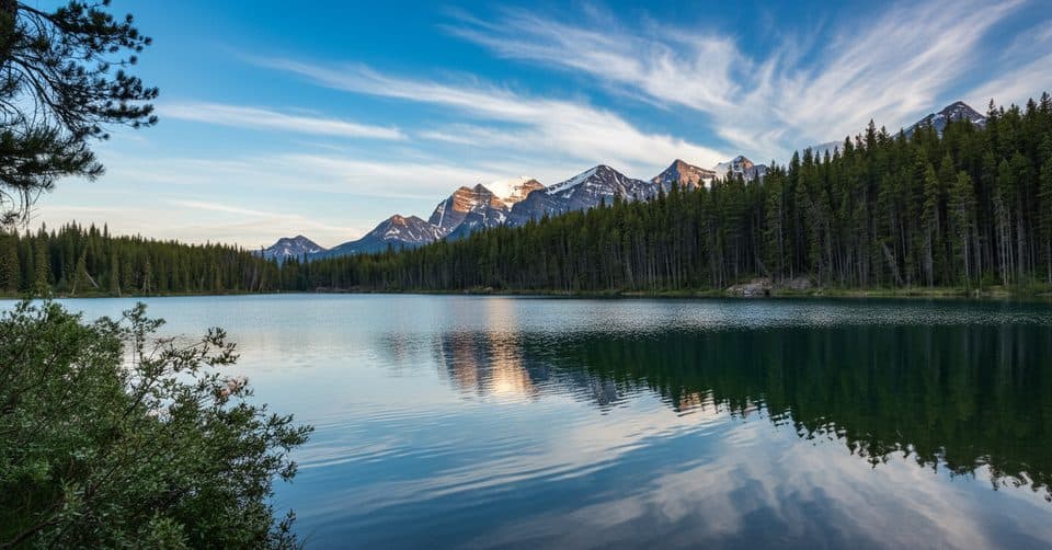 Herbert Lake Loop in Banff National Park