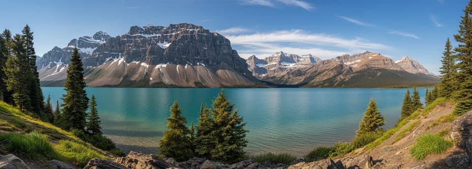 Waterfowl Lakes Shoreline Trail in Banff National Park