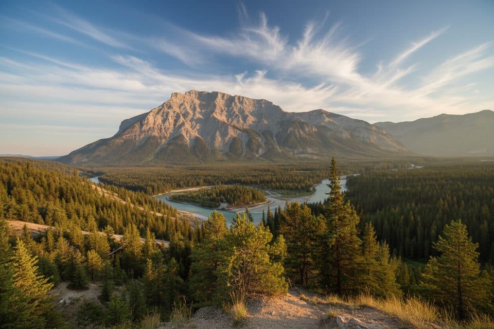 Tunnel Mtn Hoodoos Trail in Banff National Park