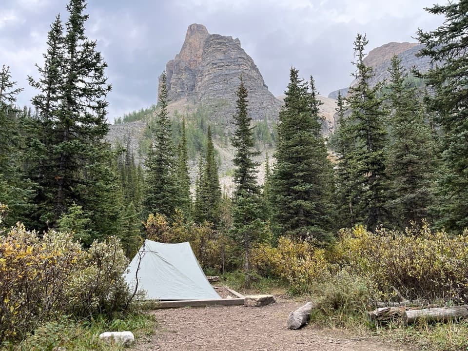 Ball Pass Trail to Floe Lake in Banff National Park