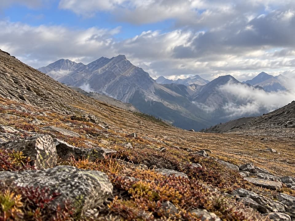 North Fork Pass Trail in Banff National Park