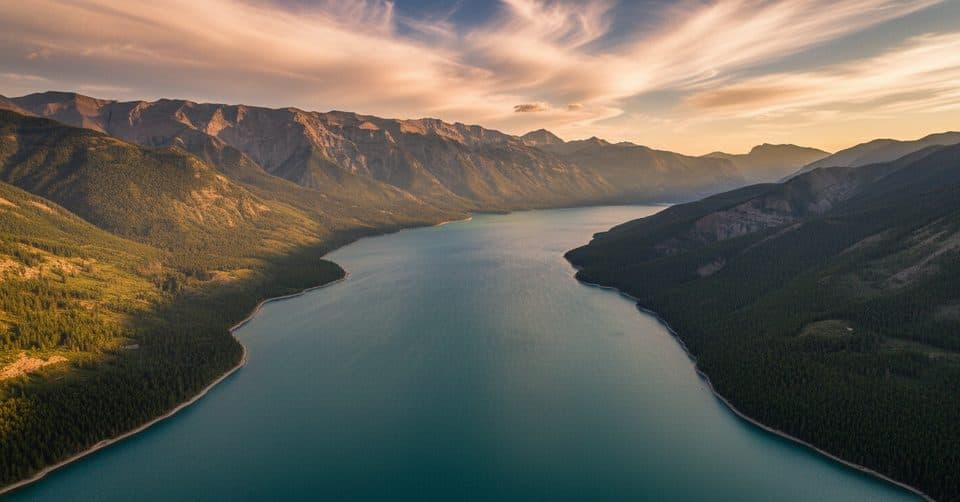 Devil's Gap via Lake Minnewanka in Banff National Park