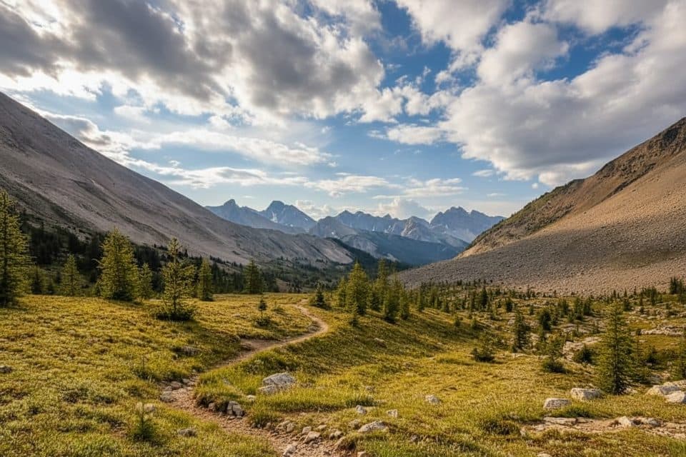 Wonder Pass Trail in Banff National Park