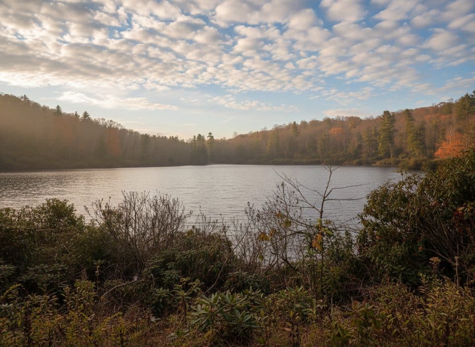 Trout Lake Loop Trail in Blue Ridge Parkway