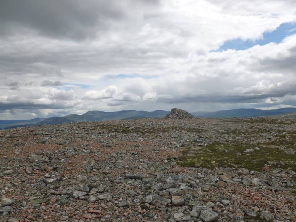 Càrn na Drochaide from Linn of Quoich in Cairngorms National Park