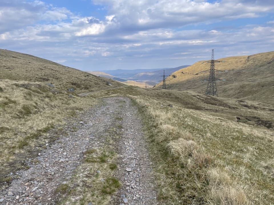 Corrieyairack Pass in Cairngorms National Park