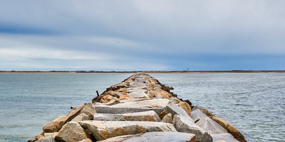 Provincetown Causeway in Cape Cod National Seashore