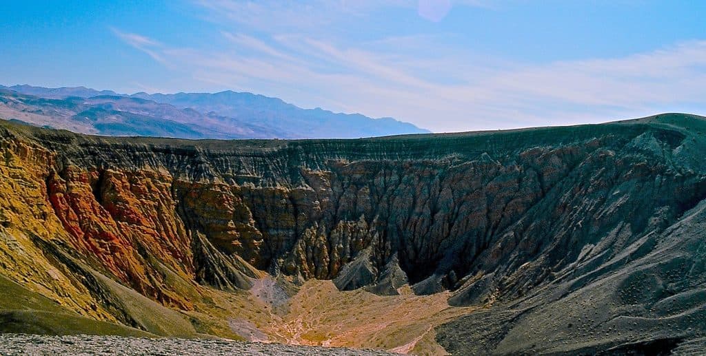 Ubehebe Crater Rim Trail in Death Valley National Park