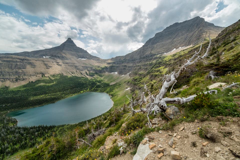 Pitamakan Pass Trail in Glacier National Park