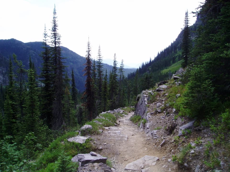 Sperry Chalet Trail in Glacier National Park