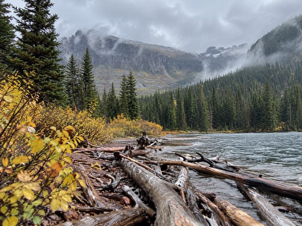 Upper Two Medicine Lake Trail in Glacier National Park