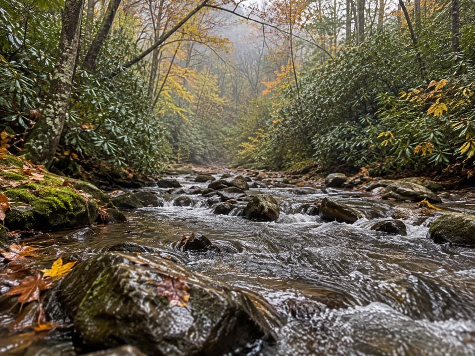 Cabin Flats Trail in Great Smoky Mountains National Park